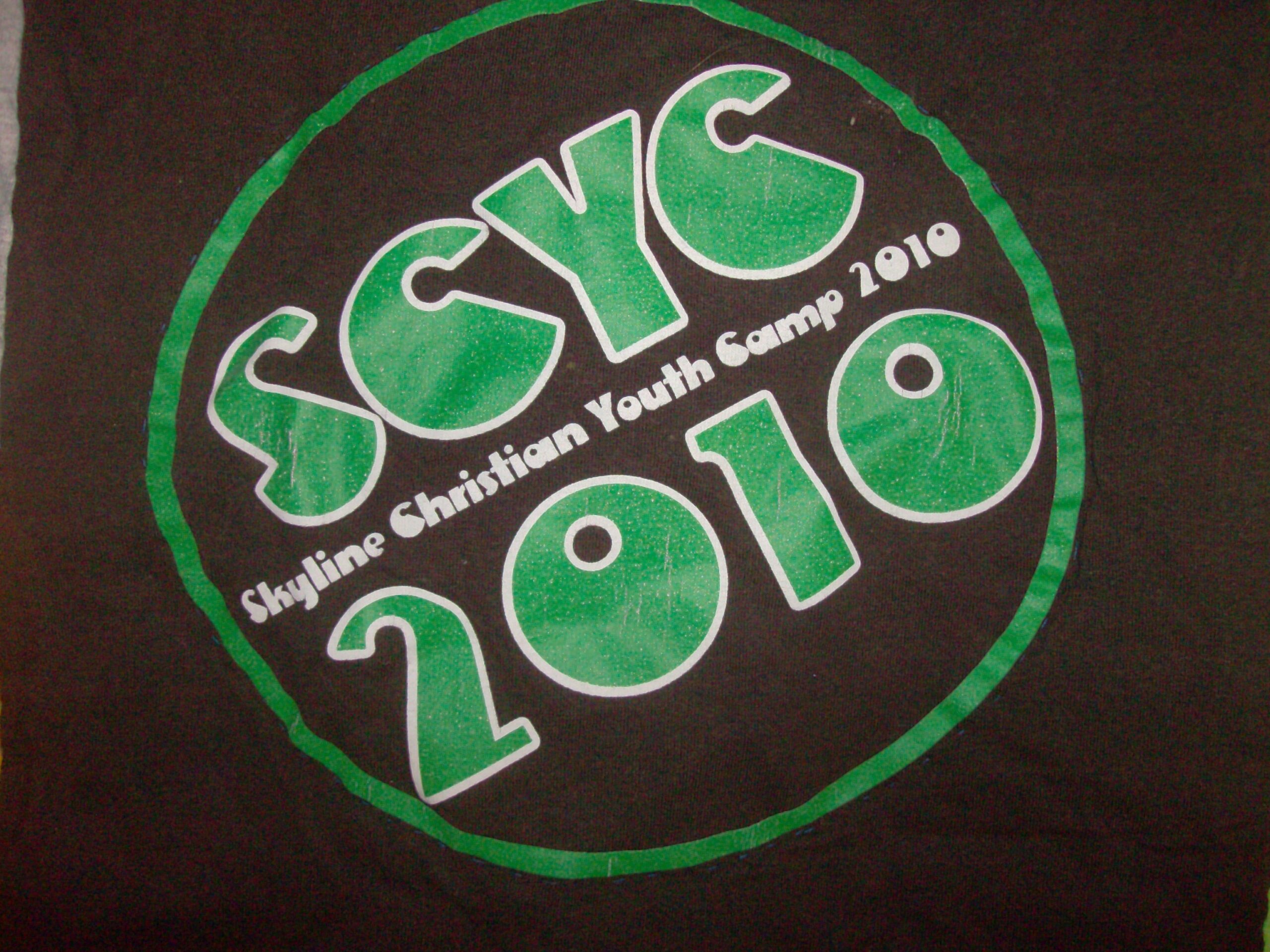 2010 SCYC Skyline Christian Youth camp Tshirt